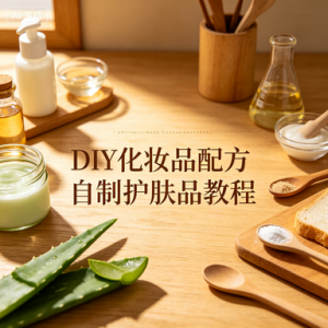DIY化妆品配方自制护肤品教程学习资料手工制作大全芦荟胶水乳霜