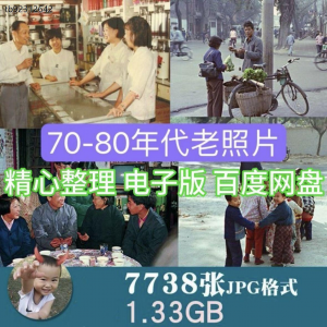 中国70-80年代城市生活老照片人文纪实摄影作品集JPG图片电子版